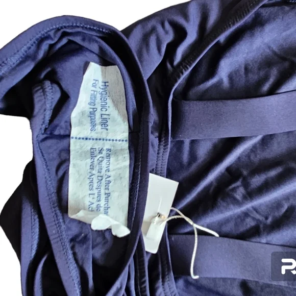 Andie Swim Navy Montauk One-Piece Swimsuit - - Picture 5 of 5